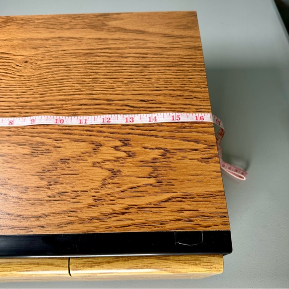 CD/Game faux wood grain holder storage cabinet with 3 pull out drawers holds 66 - Picture 8 of 11